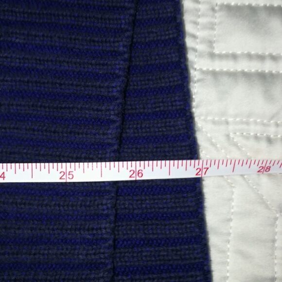 Men URBAN OUTFITTERS / KOTO Blue Cable Knit Cotton Crenwneck Sweater Size Medium - Picture 12 of 13